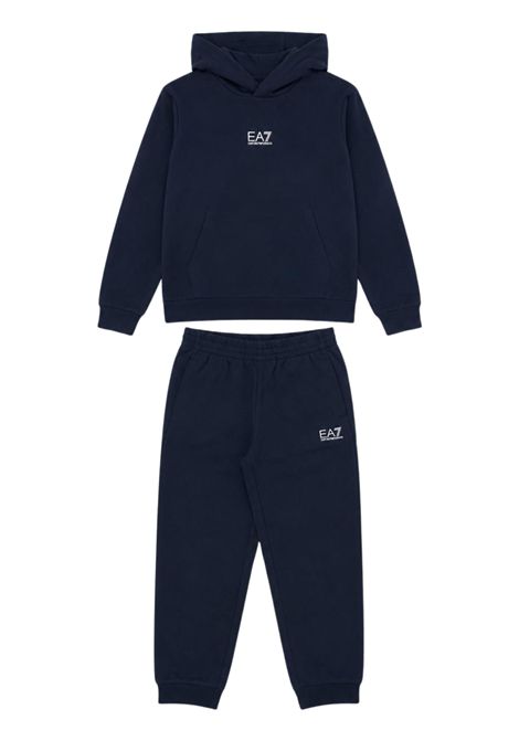 Completo bambino blu in cotone EMPORIO ARMANI | 7B00164BLU